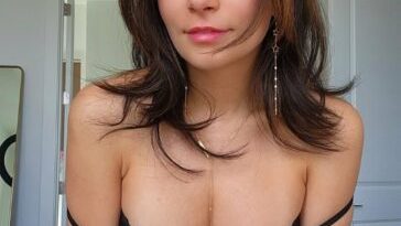 alinity sexy black dress teasing onlyfans set leaked nyonys 364x648 1