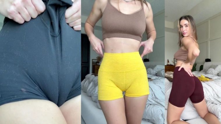natalie roush leggings shorts try on haul video leaked 1024x686 1