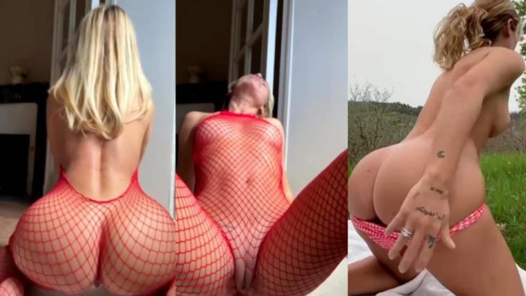 tantot twins nude red fishnet teasing video leaked 1024x686 1