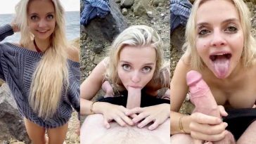 trippie bri beach blowjob with cum swallow video leaked 1024x686 1