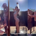 auhneesh nicole outdoor shower sex tape video leaked