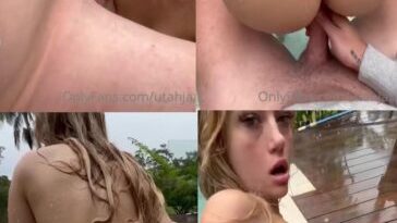 utahjaz nude pool riding sex onlyfans video leaked leojpc 364x658 1