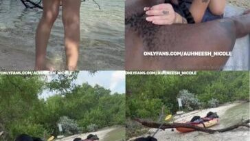 auhneesh nicole outdoor beach blowjob onlyfans video leaked zyugzy 364x647 1