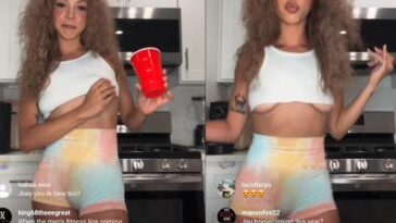 brittany renner nude nipple slip livestream video leaked inhhwy 364x335 1