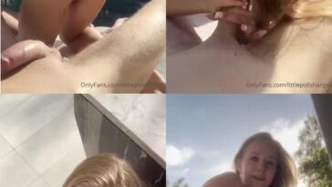 littlepolishangel nude poolside blowjob onlyfans video leaked yssegg 364x647 1