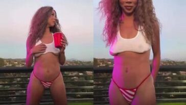 brittany renner nude wet t shirt tits onlyfans video leaked gnxhah 364x295 1