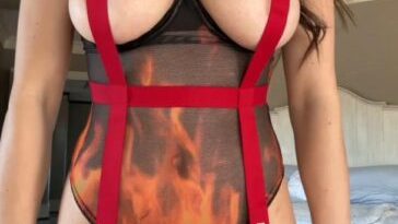 christina khalil sexy firefighter costume onlyfans video leaked weqypg 364x647 1
