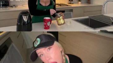 wettmelons nude starbucks role play onlyfans video leaked egemar 364x409 1