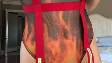 christina khalil topless firefighter teasing onlyfans video leaked eshofy