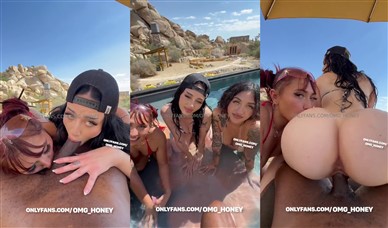 Auhneesh Nicole Outdoor Foursome in Bikini Video Leaked 1 auhneesh nicole outdoor foursome in bikini video leaked