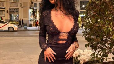 malu trevejo sexy lace mini dress onlyfans set leaked wbfyaz