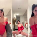 camilla araujo red bodysuit masturbation through panties video leaked 1024x683 1