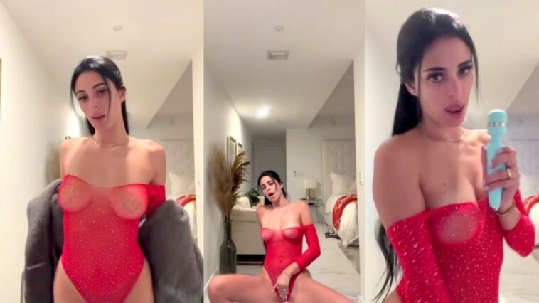 camilla araujo red bodysuit masturbation through panties video leaked 1024x683 1