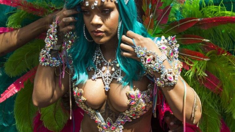 rihanna barbados festival pussy slip leaked czllav