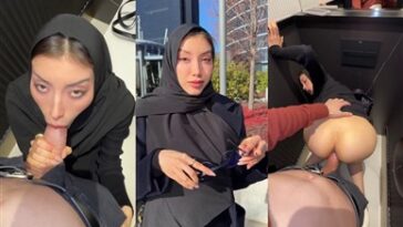 ruth lee hijabi babes dirty secret in a public bathroom onlyfans video leaked