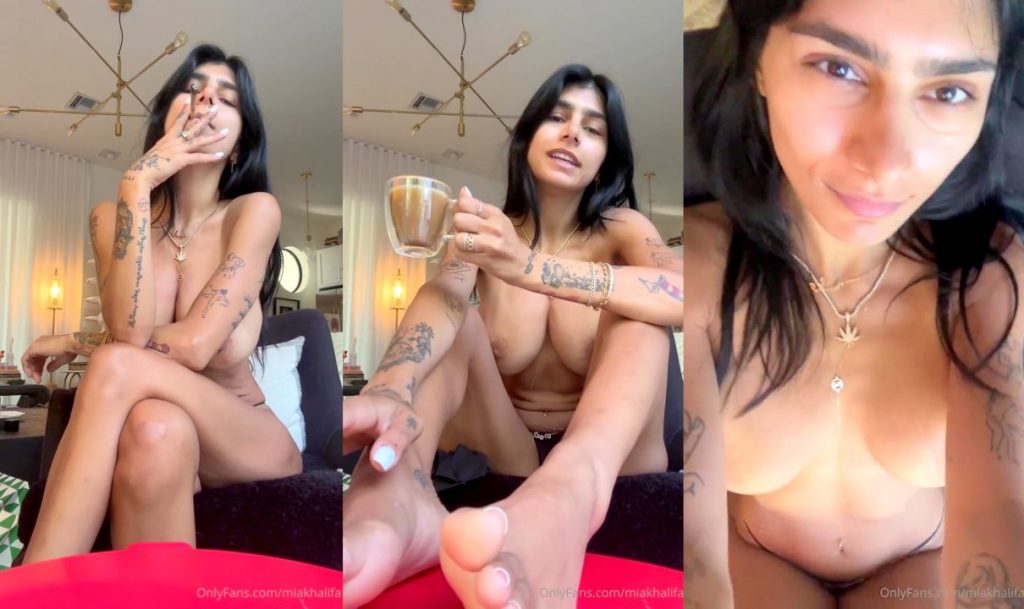 Mia Khalifa Live Stream Morning Coffee & Smoking Video Leaked 1 mia khalifa live stream morning coffee smoking video leaked 1024x609 1