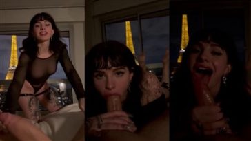 emily oram night blowjob in paris video leaked