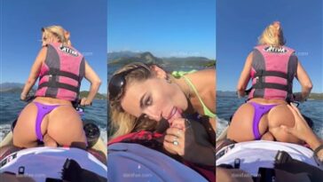 dani fae pov blowjob and cock riding on jetski