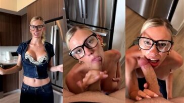 wildhalli gives boyfriend a head end up massive facial